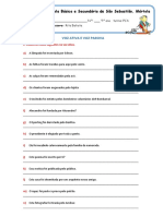 Voz Ativa e Voz Passiva Ficha Pca