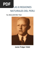 Las 8 Regiones Naturales Del Peru