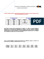 Tabla de Pres. y Tiemp. Pruebas Hidrostaticas