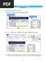 Excel Validacion de Datos