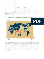 Letak Geografis Dan Letak Astronomis Indonesia