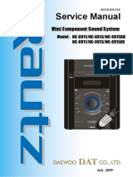 Daewoo - NC-8913DE - NC-8915DE - Manual Servicio Audio PDF