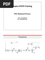 02-Training Hysys - PFD Methanol Proses