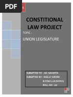 Union Legislature - Shelly