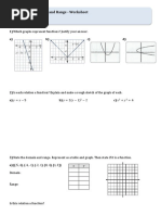 Domain and Range