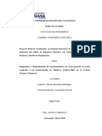 Diagnostico y Mantenimiento Transformadores de Potencia