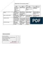 Rúbrica Evaluación Lapbook (Evaluación Por Grupo)