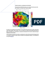 Interpretacion de La Anomalia de Bouguer