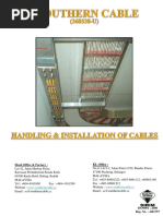 21 - Handling & Installation of Cables