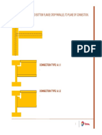 Pin Connections// Top and Bottom Flange Crop Parallel To Plane of Connection