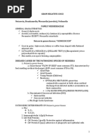 Gram Negative Cocci (Lecture Notes)