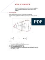 Indice de Pendiente