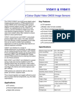 VV5411 & VV6411: Mono and Colour Digital Video CMOS Image Sensors