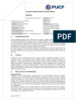 GES242 Evaluación de Estados Financieros