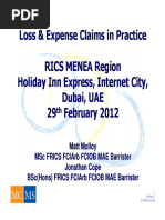 Loss and Expense Claims in Practice PDF