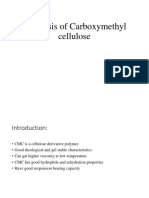 Synthesis of Carboxymethyl Cellulose