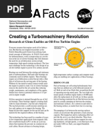 NASA Facts: Creating A Turbomachinery Revolution