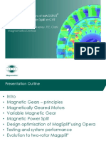 Design Optimisation of MAGSPLIT - A Magnetic Power Split e-CVT