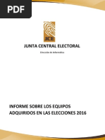 Informe Técnico de La JCE