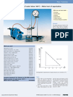 Vapour Pressure of Water Below 100°C - Molar Heat of Vaporization