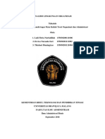 ANALISIS LINGKUNGAN ORGANISASI - Teori Organisasi Dan Administrasi