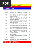 Precios de Mano de Obra - DEMO AGOSTO-2015 ALBAÑILERIA