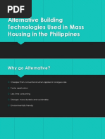 Housing Technologies in The Philippines