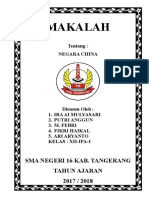 MAKALAH1 Profil Negara Cina