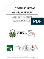 Juego Con Las Letras L M N O P ARASAAC PDF