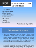 Kelompok 1 - Definisi Hormon Dan Derivatnya