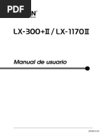 Manual EPSON LX 300+II / LX11170II