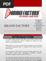 Brand Factory: Presented By: Group 3