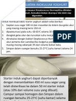 Prosedur Pembuatan Inokulum Yoghurt