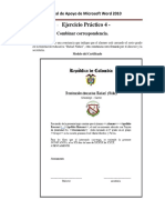 Ejercicico Combinar Correspondencia 1