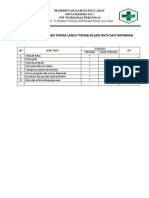 Bukti Evaluasi Dan RTL Pengelolaan Data Dan Informasi