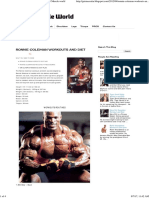 Ronnie Coleman Workouts and Diet - Muscle World