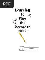 Recorder Karate PDF