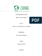 Proyectos - Análisis y Presentación de Los Resultados