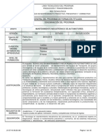 Infome Programa de Formación Titulada Atomotriz