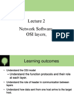 Network Software, OSI Layers