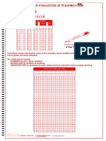 Student Evaluation of Teaching Form: Date YR. MO. Fac. Dept. Course Sec. Course Number