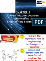 Chapter 2 Engineering Vs Engineering Technology