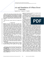 Modeling Analysis and Simulation of 4 Phase Boost Converter