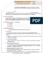 1-Caractéristiques Des Matériaux PDF