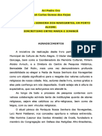 Festa de Nossa Senhora Dos Navegantes, em Porto Alegre. Sincretismo Entre Maria e Iemanjá