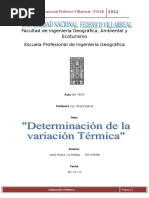 Variacion Termica