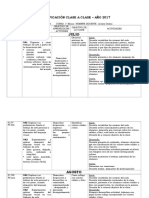 Planificación 1° Básico ARTES 2° Semestre