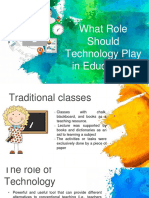 What Role Should Technology Play in Education?