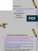 Applications of MIS in Manufacturing Sector