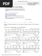 Vernier Caliper - Exercises in Millimeter